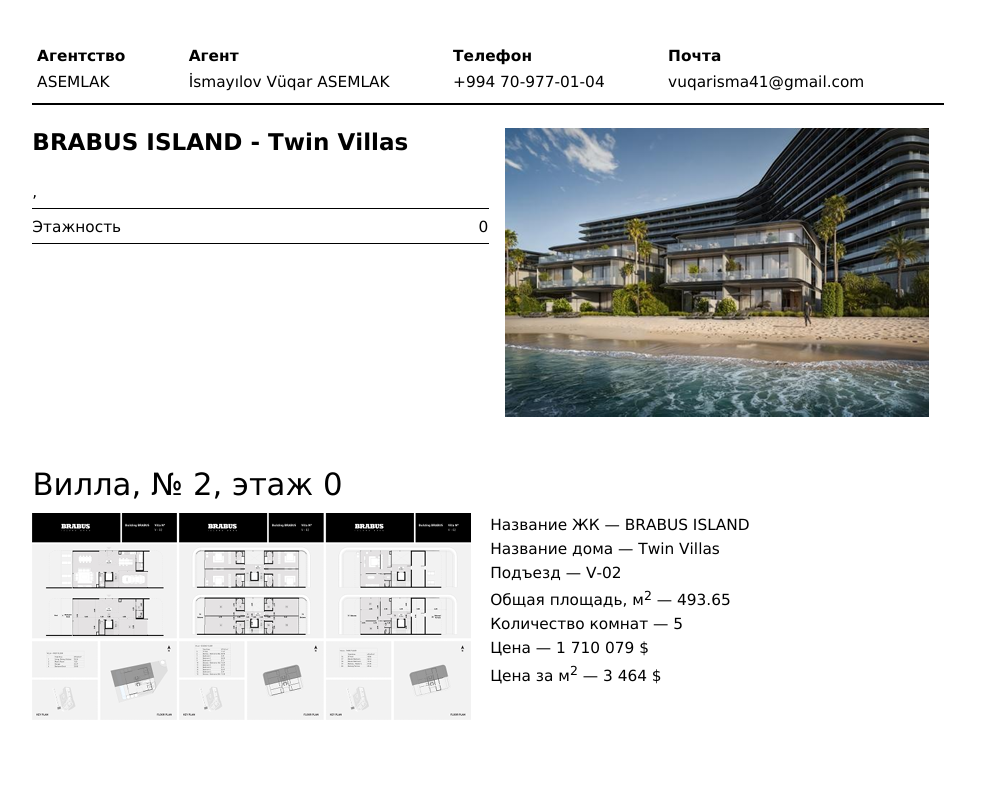 BRABUS	ISLAND - Twin Villas
